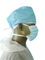 Tie Disposable Bouffant博士の外科帽子のサイズ64X15 cmの重量25GSM
